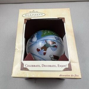 Hallmark Keepsake Ornament "Celebrate, Decorate, Enjoy" 2003 NIB
